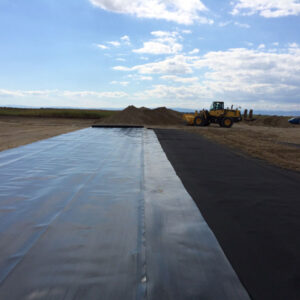 Waterproofing drilling platform sites