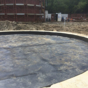 Waterproofing tanks foundations