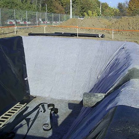 Pluvial water storage basin - Beneficiary: MOBICON