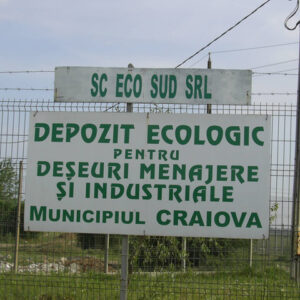 Domestic and industrial waste landfill in Craiova - Beneficiary ECOSUD SRL