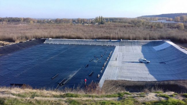 Domestic waste landfill Craiova