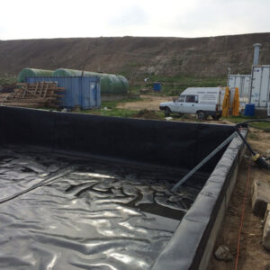Domestic waste landfill Craiova - leachate collection
