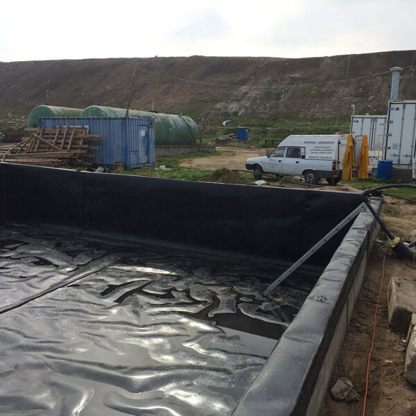 Domestic waste landfill Craiova - leachate collection