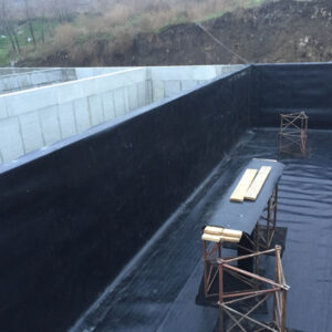 Domestic waste landfill Craiova - leachate collection