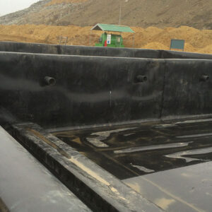 Domestic waste landfill Craiova - leachate collection
